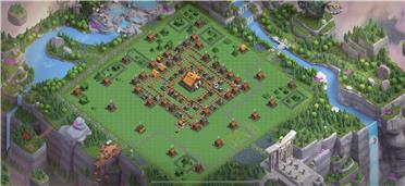 部落冲突阵型分享之突袭都城之巅3级3刀以上