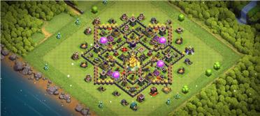 部落冲突阵型分享之对称阵好看