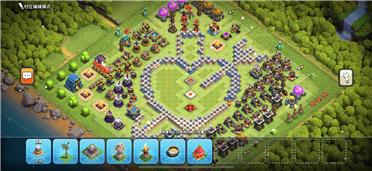 部落冲突阵型分享之穿心箭，娱乐阵容