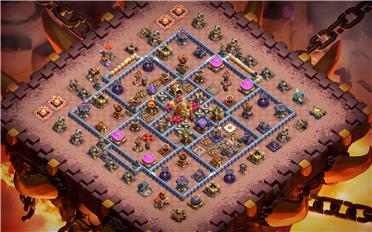 部落冲突阵型分享之16本阵型（B站无为__无不为）