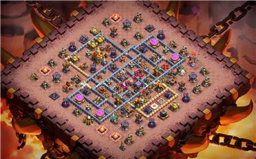 部落冲突阵型分享之16本阵型（B站无为__无不为）