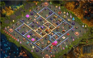 部落冲突阵型分享之16本阵型（B站无为__无不为）