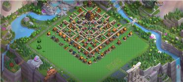 部落冲突阵型分享之九级都城对称阵