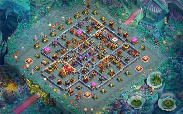 部落冲突阵型分享之16本阵型（B站无为__无不为）