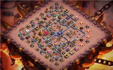 部落冲突阵型分享之16本阵型（B站无为__无不为）