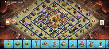 部落冲突阵型分享之51.到52楼过渡阵