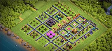 部落冲突阵型分享之国际服娱乐升级阵清晰可见