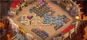 部落冲突阵型分享之自用三星阵