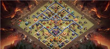 部落冲突阵型分享之16本渣渣阵