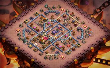 部落冲突阵型分享之16本阵型（B站无为__无不为）