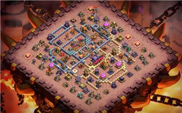 部落冲突阵型分享之16本阵型（B站无为__无不为）