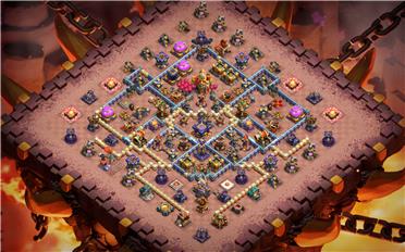 部落冲突阵型分享之16本阵型（B站无为__无不为）