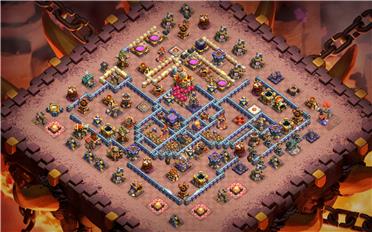 部落冲突阵型分享之16本阵型（B站无为__无不为）