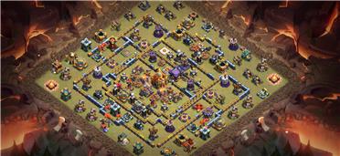 部落冲突阵型分享之经常肚子饿，还好有你给我画饼吃