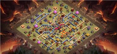 部落冲突阵型分享之坦克阵，防根蔓一字划