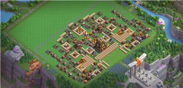 部落冲突阵型分享之防矿工主城阵