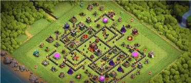 部落冲突阵型分享之十本同级无敌阵