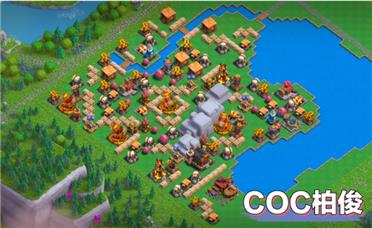 部落冲突阵型分享之气球环礁阵型