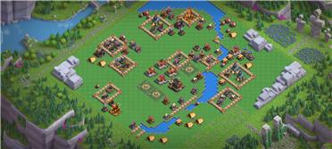 部落冲突阵型分享之野蛮人兵营阵型