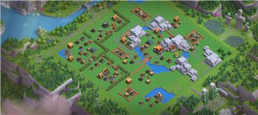 部落冲突阵型分享之骷髅公园