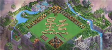 部落冲突阵型分享之10级都城字阵