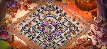 部落冲突阵型分享之15本护资源