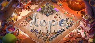 部落冲突阵型分享之hope，12本13本升级字阵