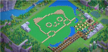 部落冲突阵型分享之祝你发财来撸猫吧