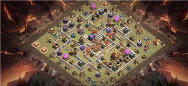 部落冲突阵型分享之16本防3