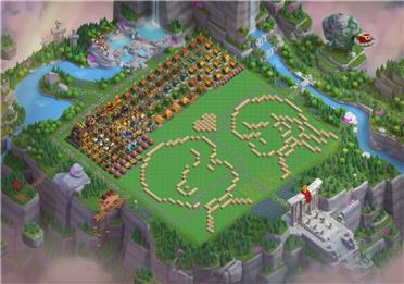 部落冲突阵型分享之不用谢！！