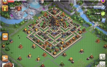 部落冲突阵型分享之国服九都对称阵引导阵