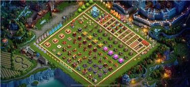 部落冲突阵型分享之16本实用种树阵型（求复制）