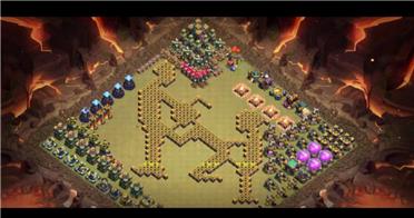 部落冲突阵型分享之恶搞阵型，仅供娱乐