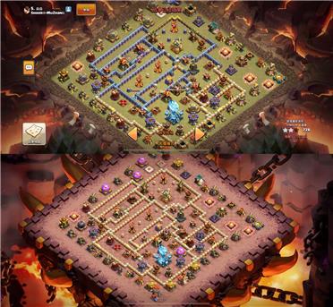 部落冲突阵型分享之舒克杯防三阵