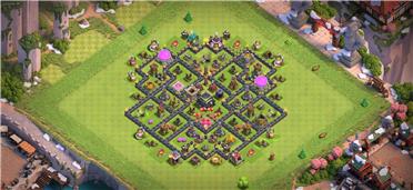 部落冲突阵型分享之9本对称神阵