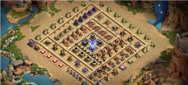 部落冲突阵型分享之强迫快乐升级阵