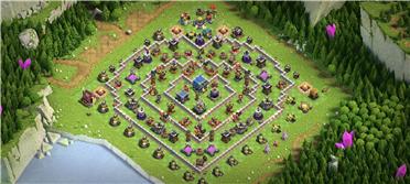 部落冲突阵型分享之12本防御阵容