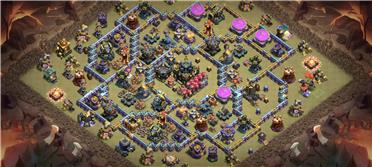 部落冲突阵型分享之联赛防根蔓