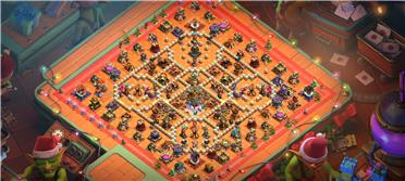 部落冲突阵型分享之16本防三阵型，可自己略微调整