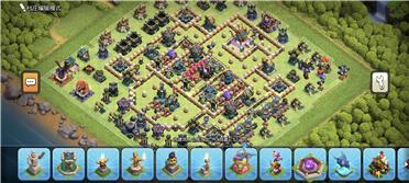 部落冲突阵型分享之双狂暴火力相当猛根本扛不住