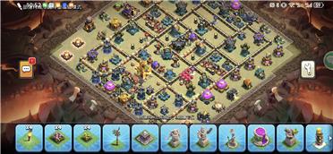 部落冲突阵型分享之17本友谊战实测老六强阵防三（有新建筑）