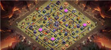 部落冲突阵型分享之自用联赛、部落战防三阵