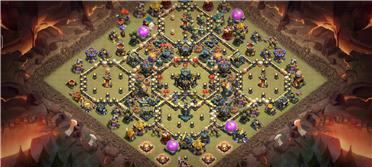 部落冲突阵型分享之部落战防二星阵型