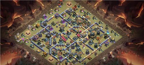 部落冲突阵型分享之大本偏置，双毒药改良，防三阵型