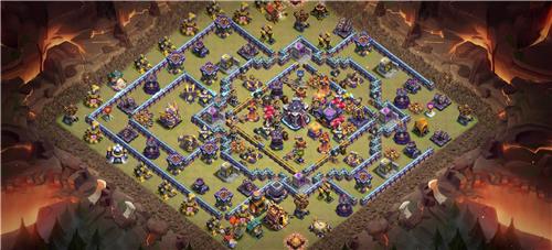 部落冲突阵型分享之15本部落战阵型，容易两星