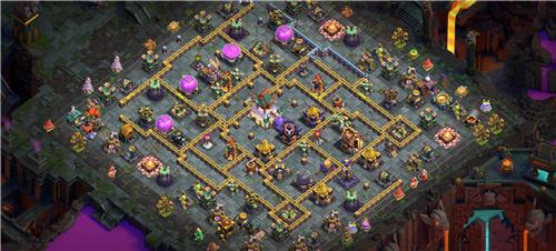 部落冲突阵型分享之联赛日常防三阵型