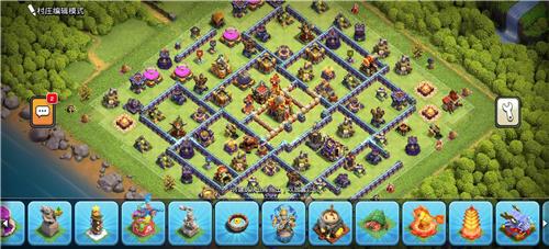 部落冲突阵型分享之双毒药大本营中置阵