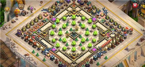 部落冲突阵型分享之17本种树升级阵③