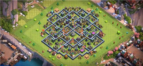 部落冲突阵型分享之14本对称神阵