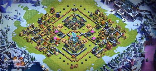 部落冲突阵型分享之双隐身钩锁阵